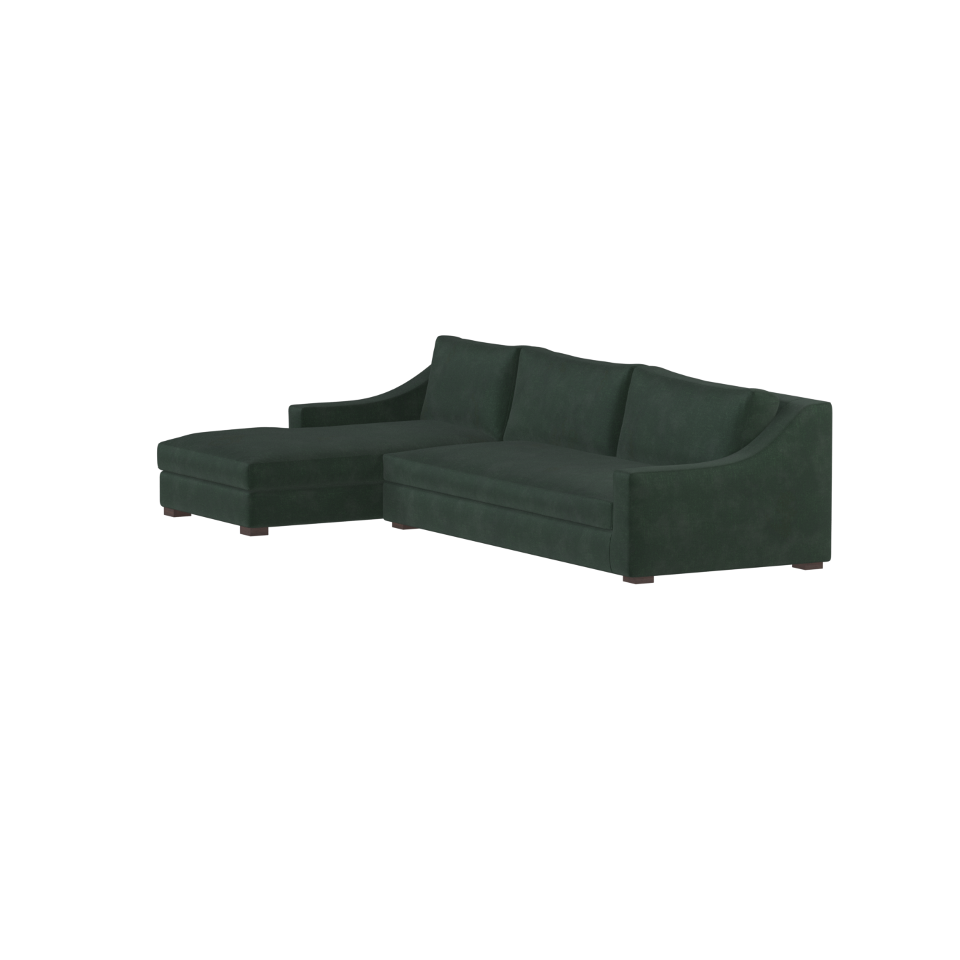 Louis Sectional Sofa — Low-Profile Modular Corner Layout