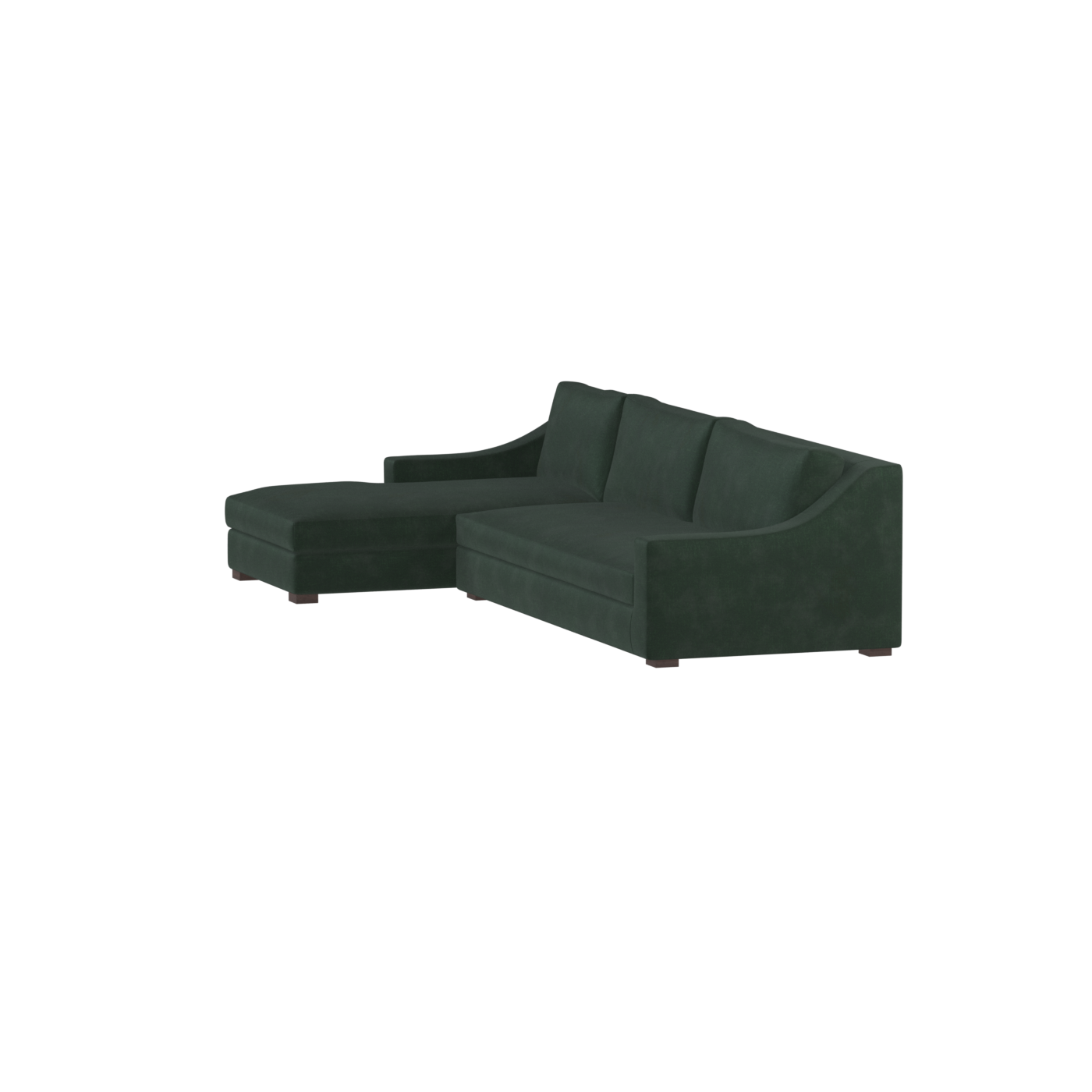 Louis Sectional Sofa — Low-Profile Modular Corner Layout