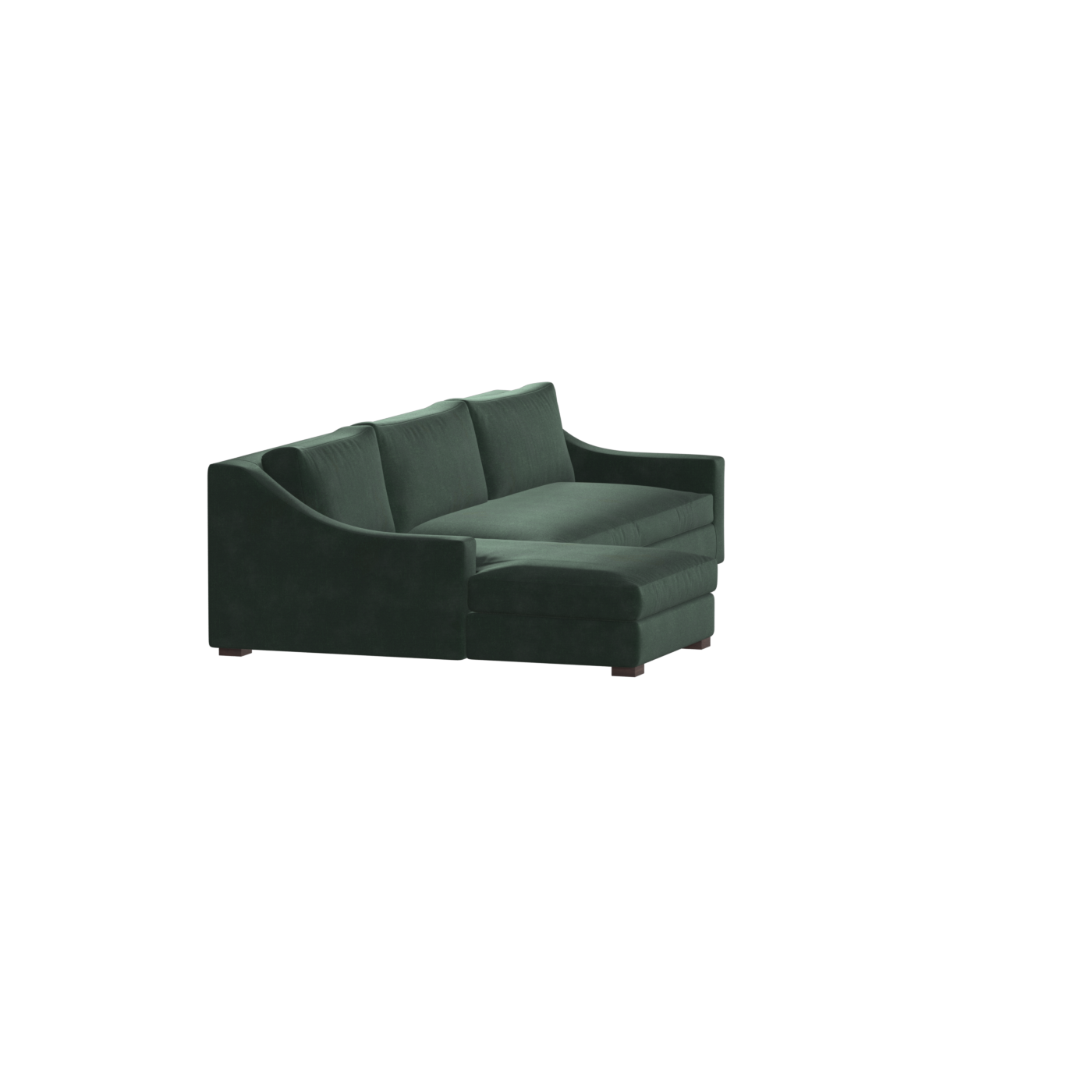 Louis Sectional Sofa — Low-Profile Modular Corner Layout