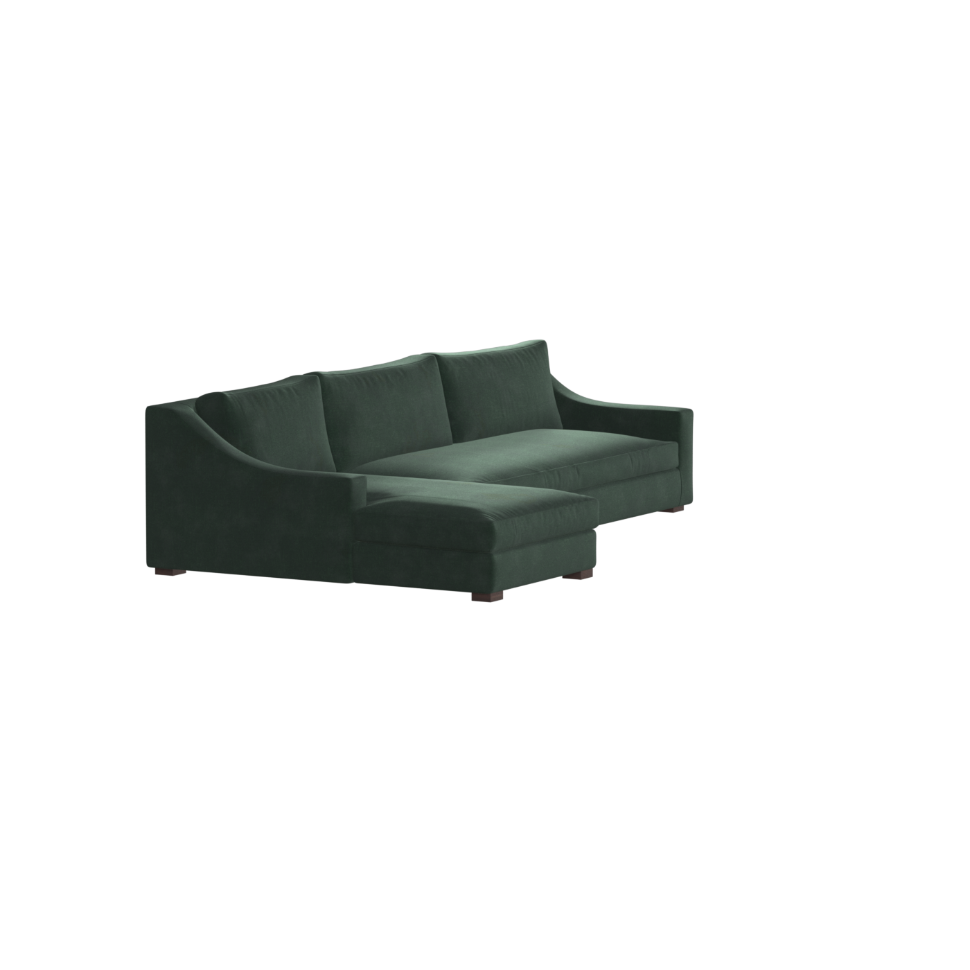Louis Sectional Sofa — Low-Profile Modular Corner Layout