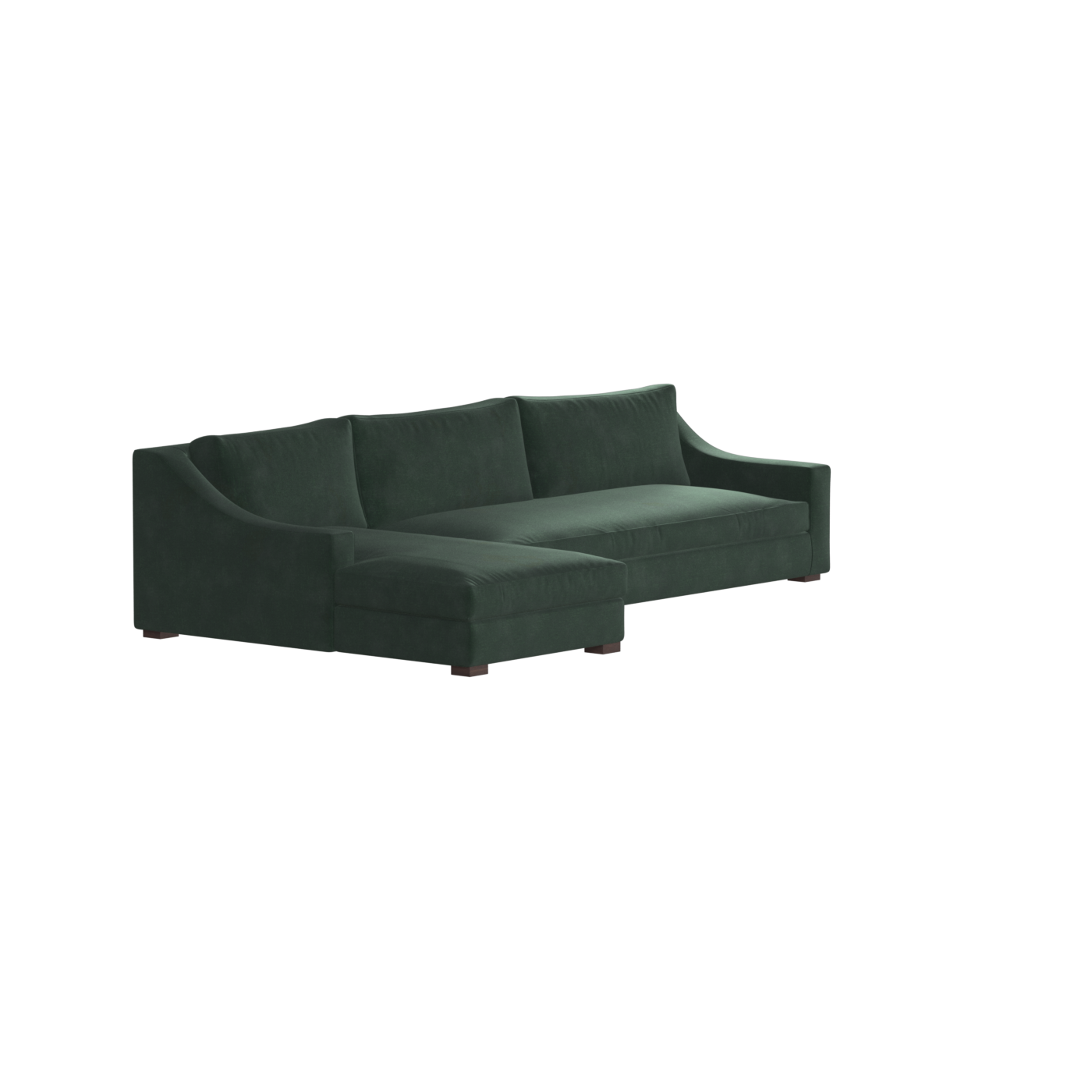 Louis Sectional Sofa — Low-Profile Modular Corner Layout