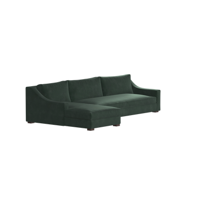 Louis Sectional Sofa — Low-Profile Modular Corner Layout