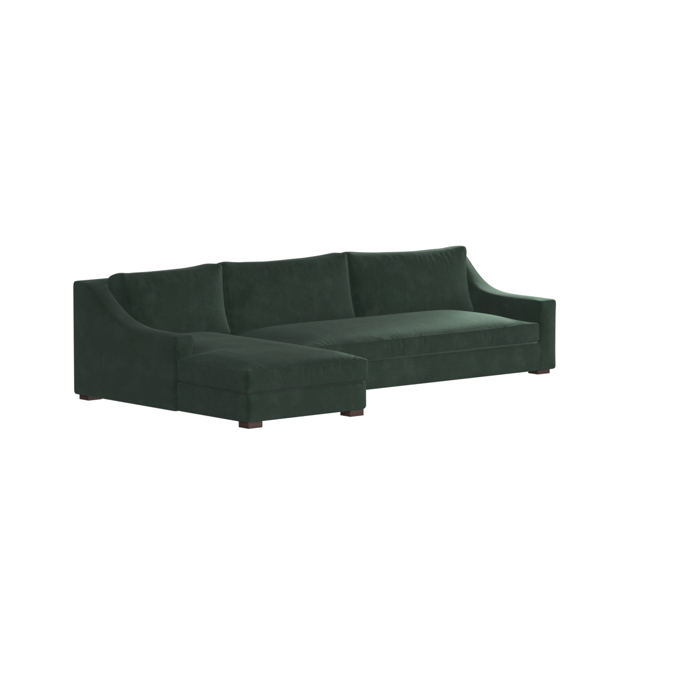 Louis Sectional Sofa — Low-Profile Modular Corner Layout