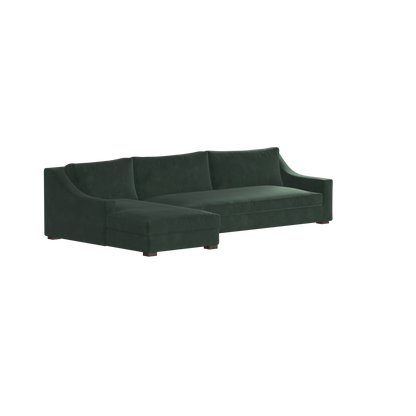 Louis Sectional Sofa — Low-Profile Modular Corner Layout
