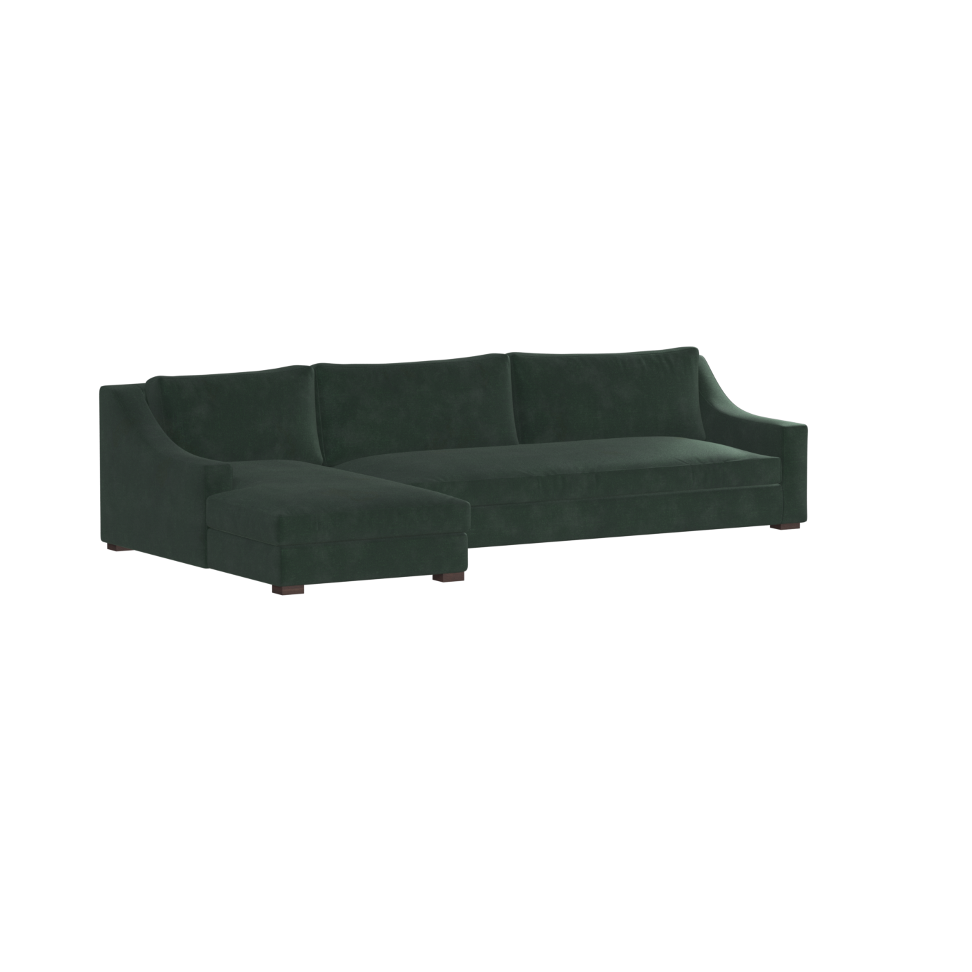 Louis Sectional Sofa — Low-Profile Modular Corner Layout