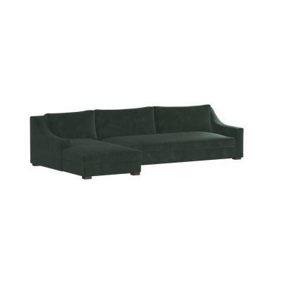 Louis Sectional Sofa — Low-Profile Modular Corner Layout