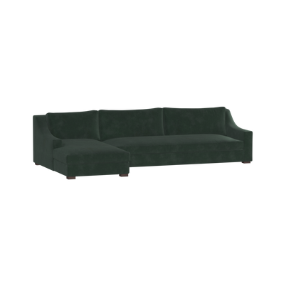 Louis Sectional Sofa — Low-Profile Modular Corner Layout
