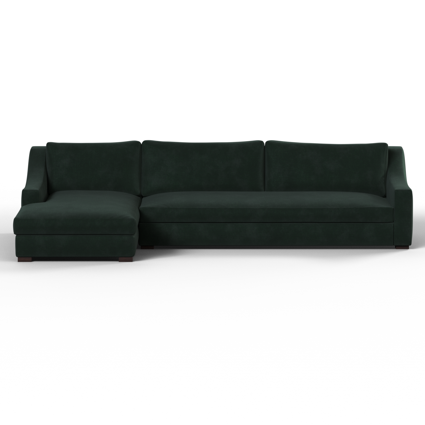 Louis Sectional Sofa — Low-Profile Modular Corner Layout