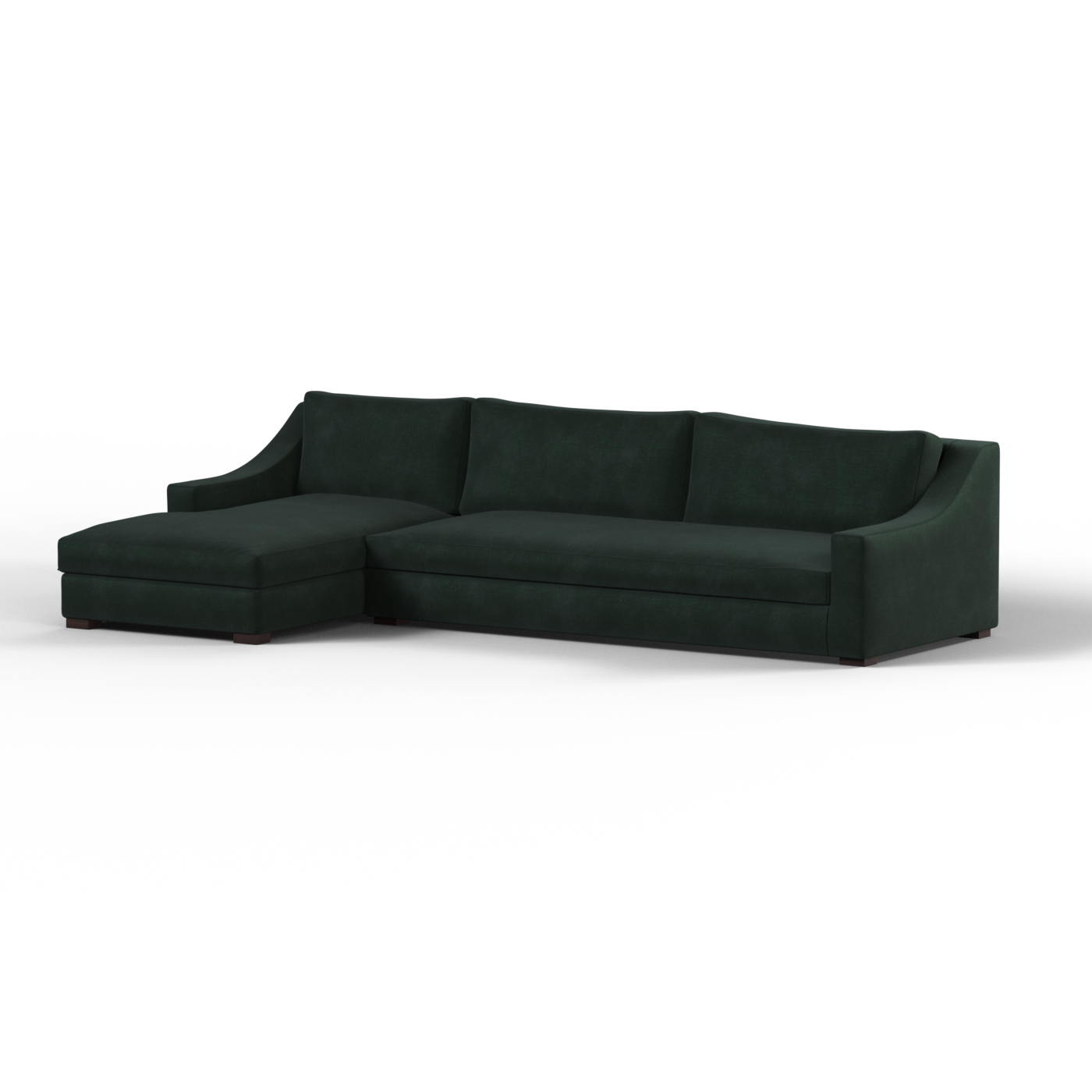 Louis Sectional Sofa — Low-Profile Modular Corner Layout