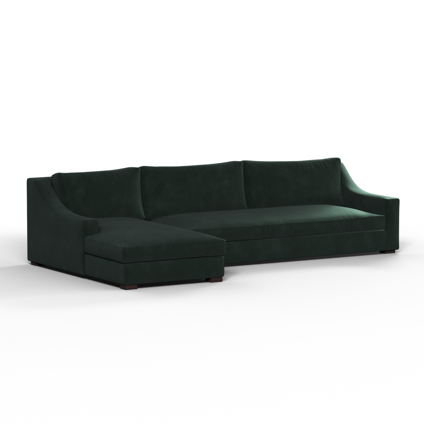 Louis Sectional Sofa — Low-Profile Modular Corner Layout