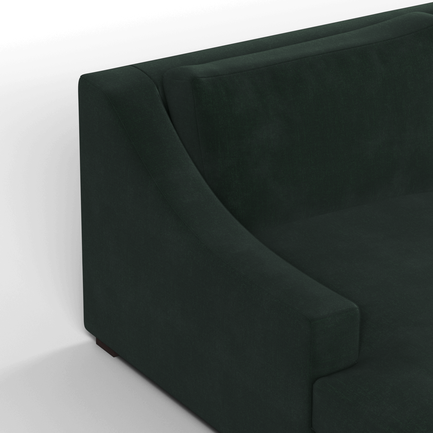 Louis Sectional Sofa — Low-Profile Modular Corner Layout