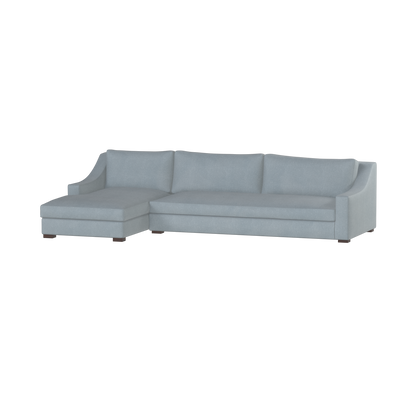 Louis Sectional Sofa — Low-Profile Modular Corner Layout