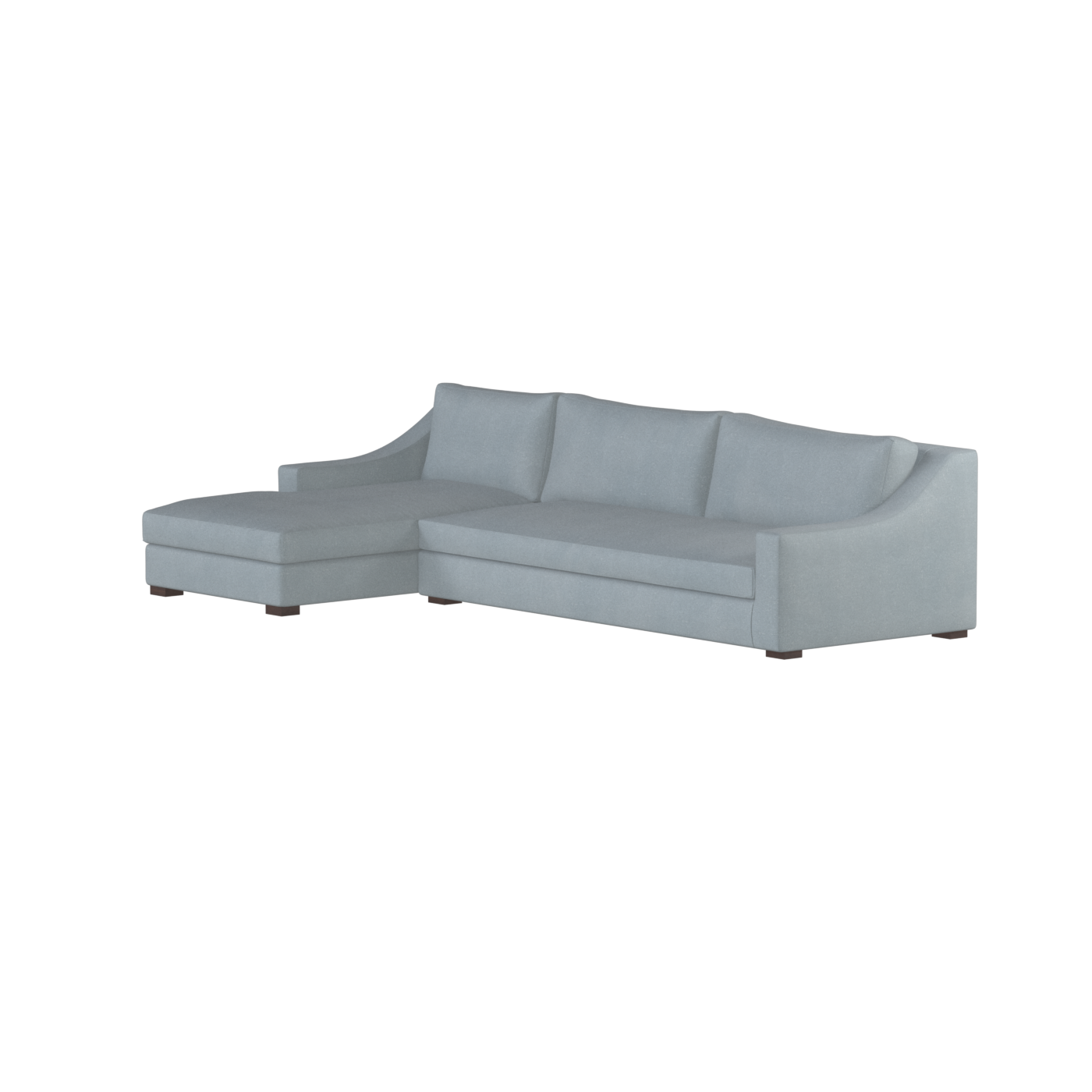Louis Sectional Sofa — Low-Profile Modular Corner Layout
