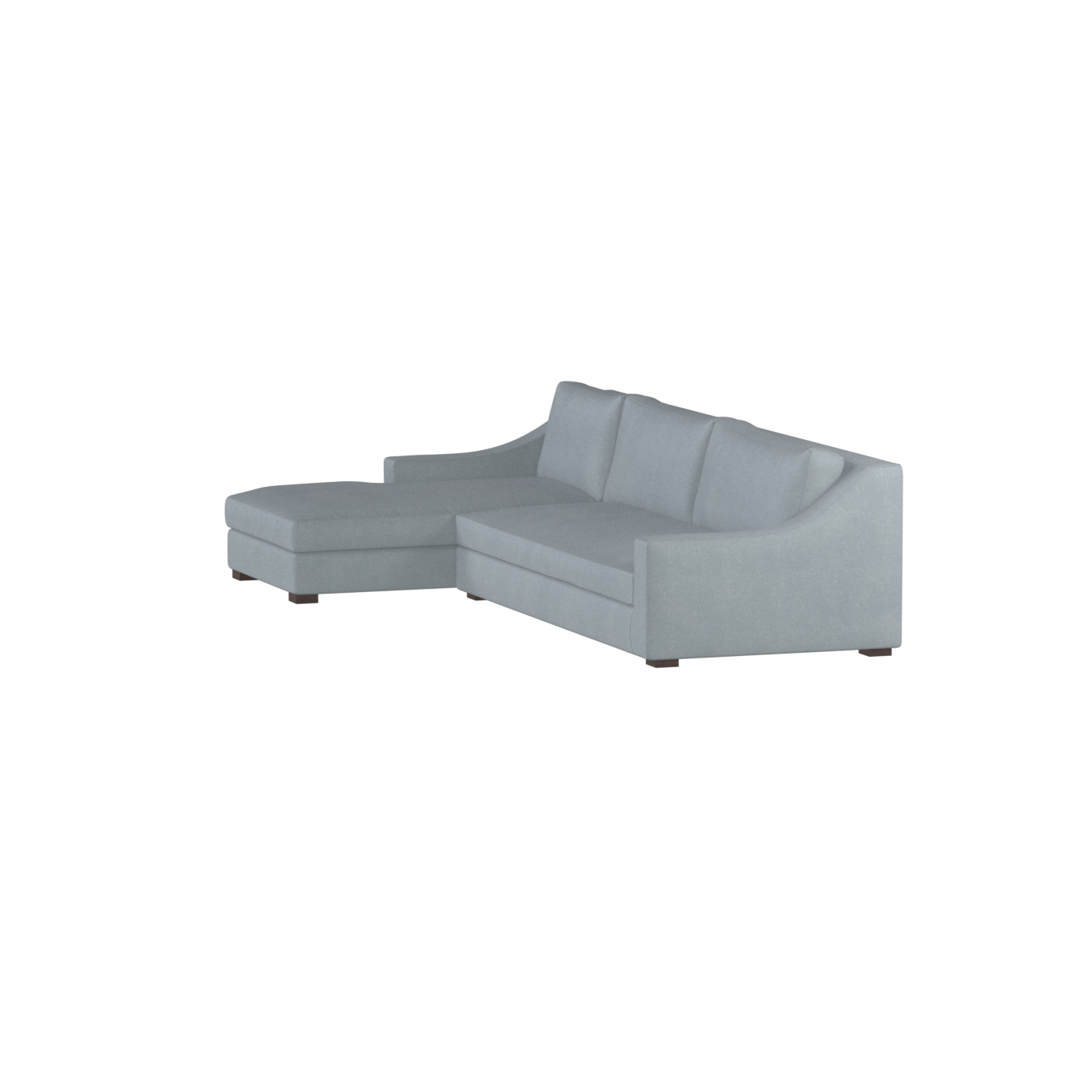 Louis Sectional Sofa — Low-Profile Modular Corner Layout