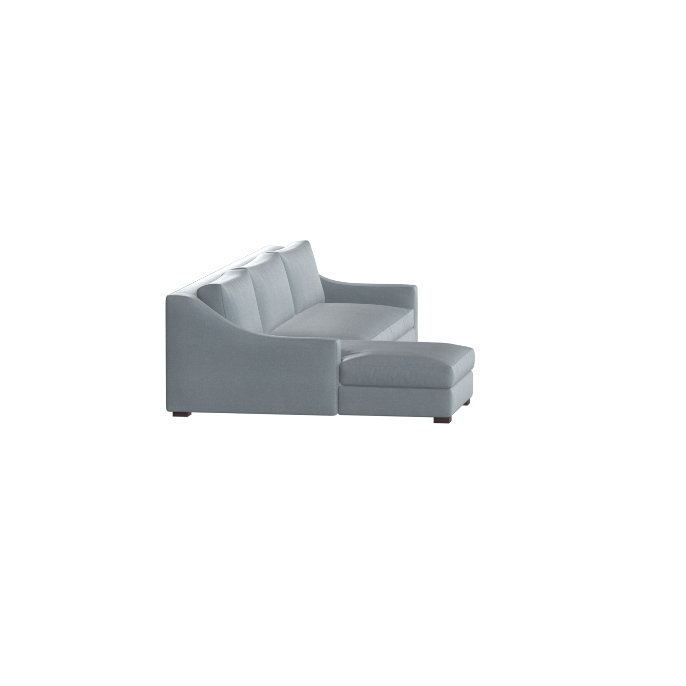 Louis Sectional Sofa — Low-Profile Modular Corner Layout