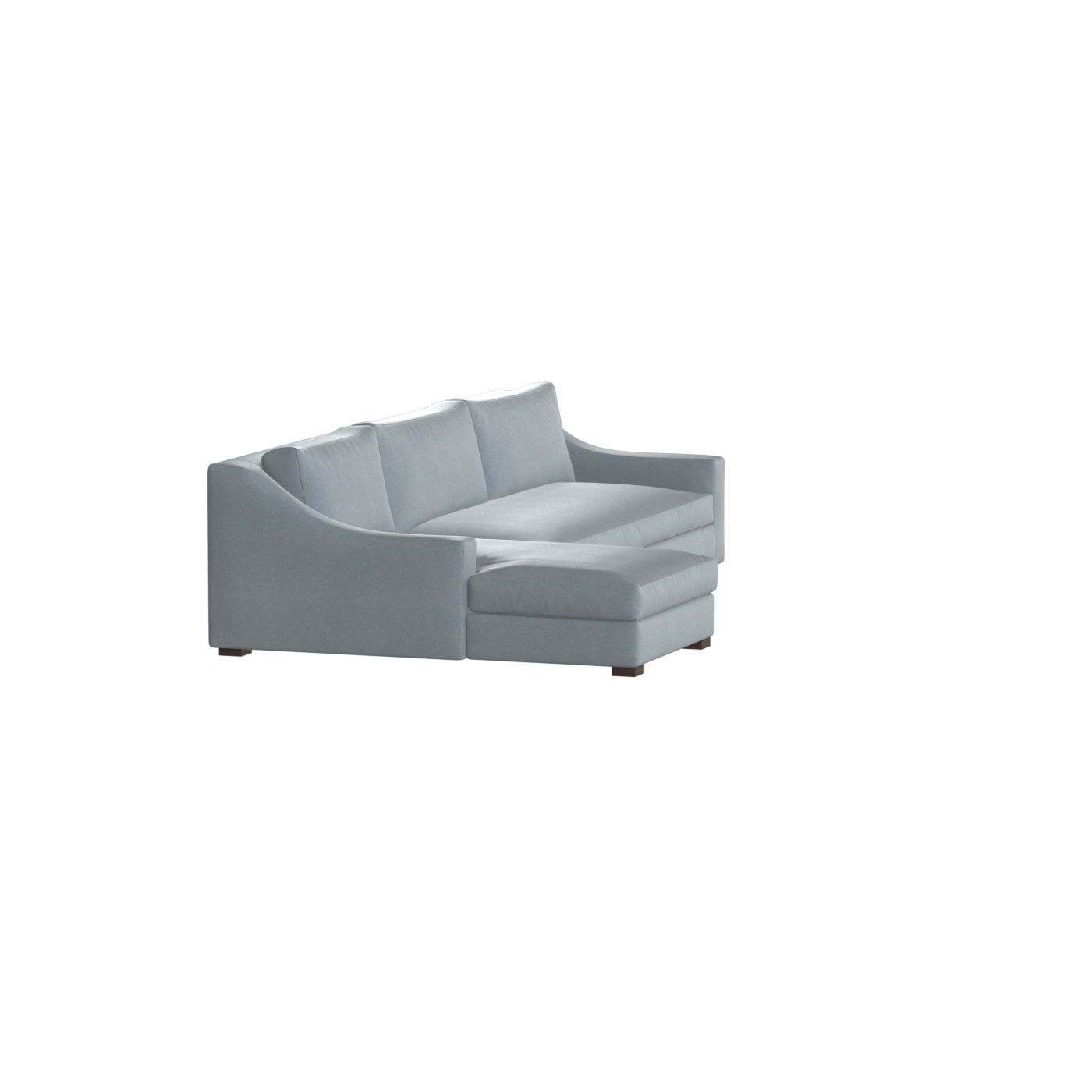 Louis Sectional Sofa — Low-Profile Modular Corner Layout