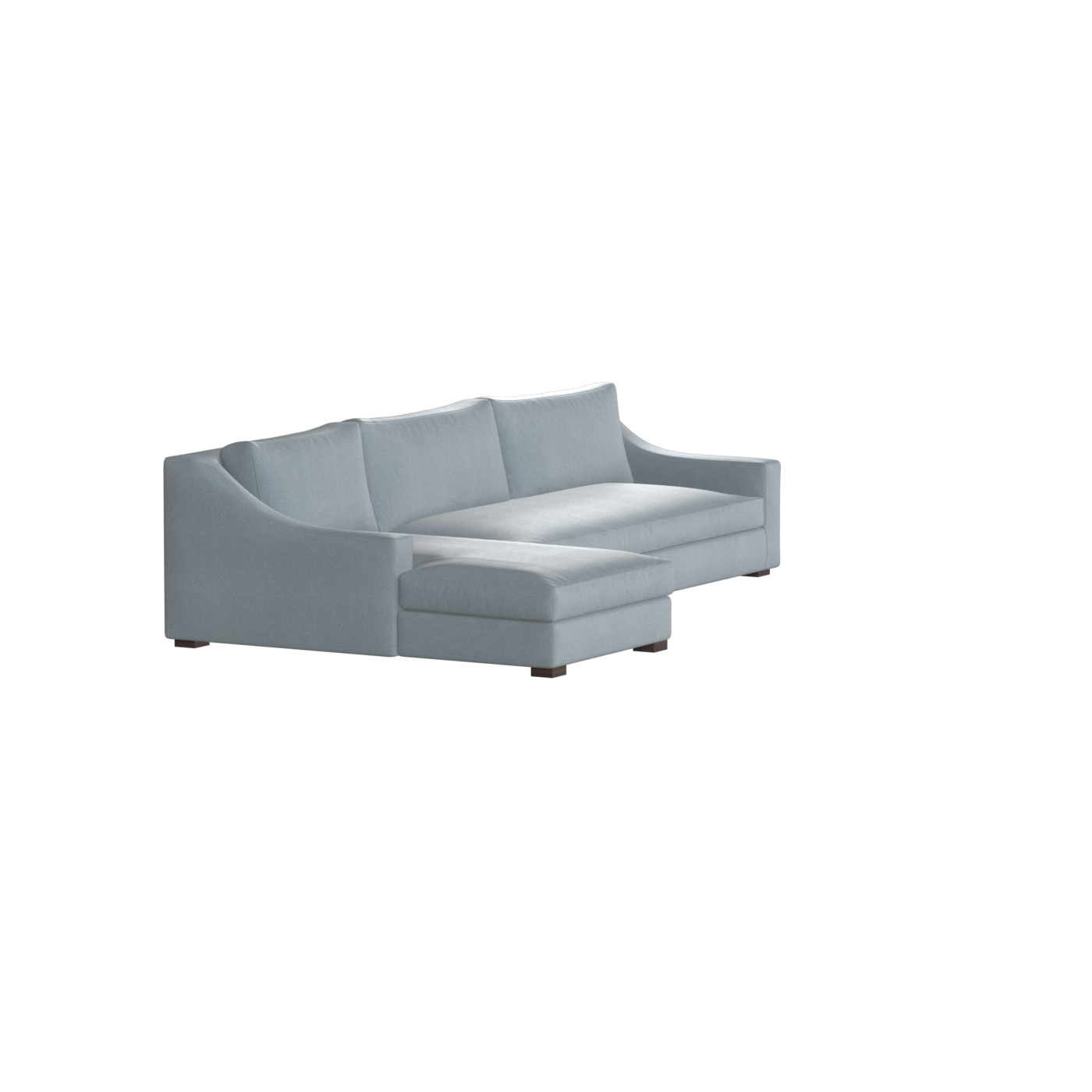 Louis Sectional Sofa — Low-Profile Modular Corner Layout