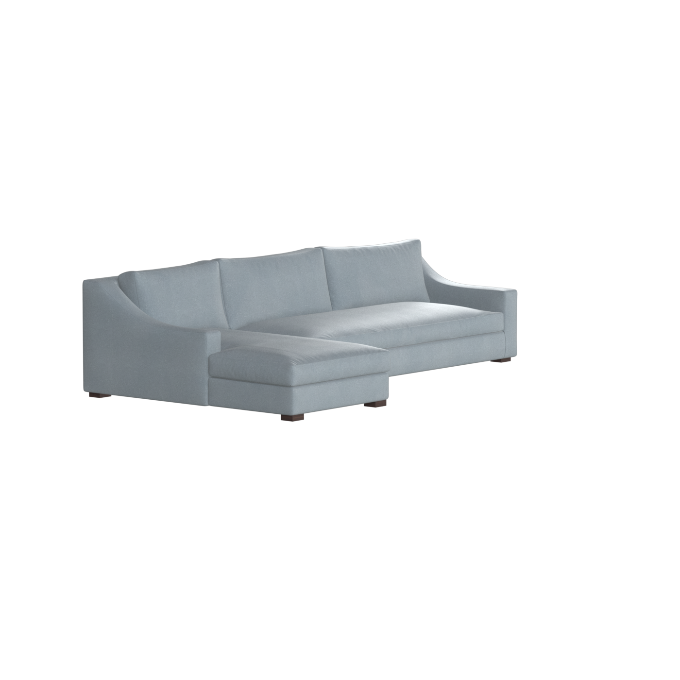 Louis Sectional Sofa — Low-Profile Modular Corner Layout