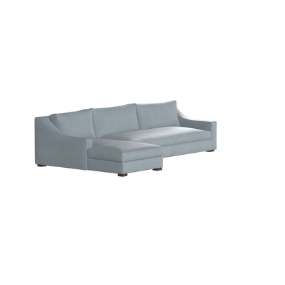 Louis Sectional Sofa — Low-Profile Modular Corner Layout