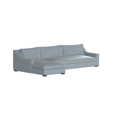Louis Sectional Sofa — Low-Profile Modular Corner Layout
