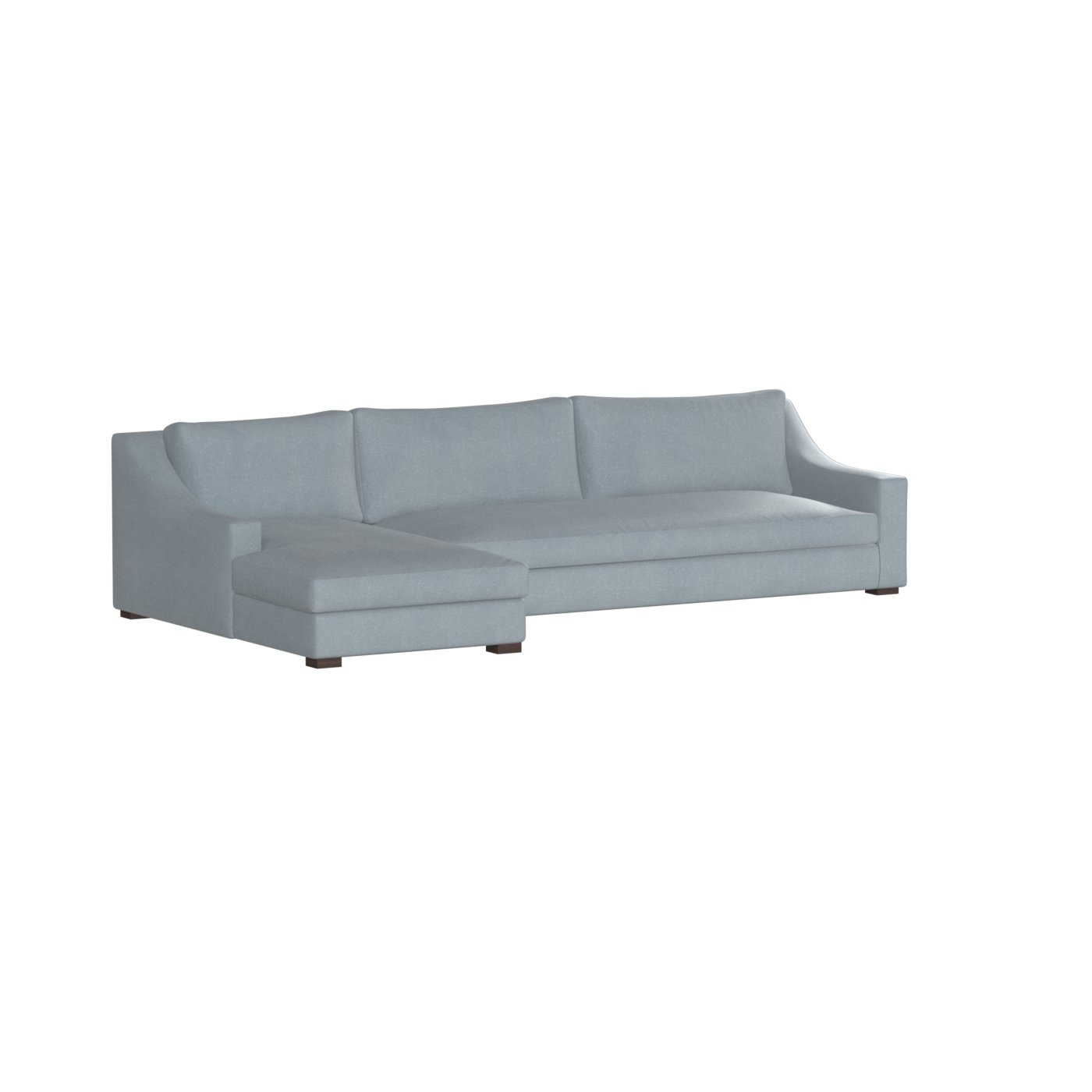 Louis Sectional Sofa — Low-Profile Modular Corner Layout