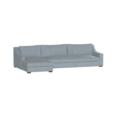 Louis Sectional Sofa — Low-Profile Modular Corner Layout