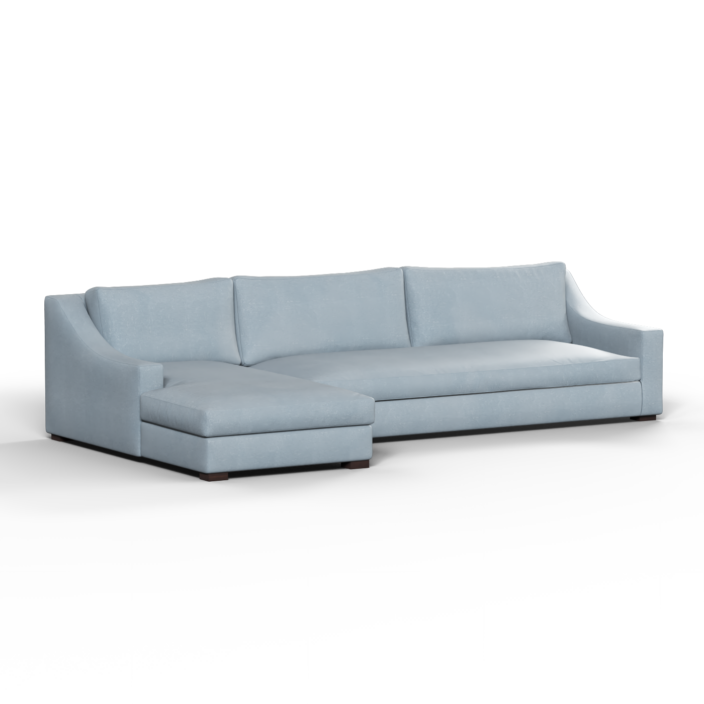Louis Sectional Sofa — Low-Profile Modular Corner Layout