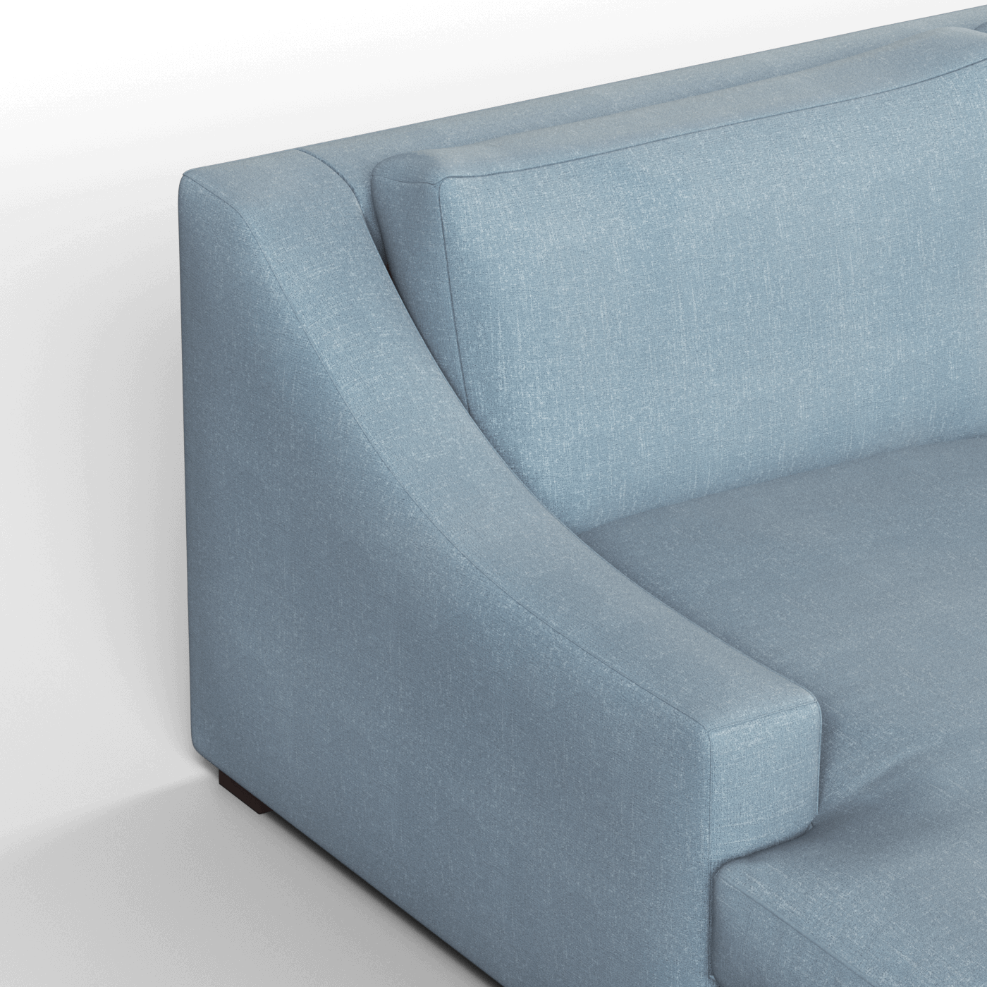 Louis Sectional Sofa — Low-Profile Modular Corner Layout