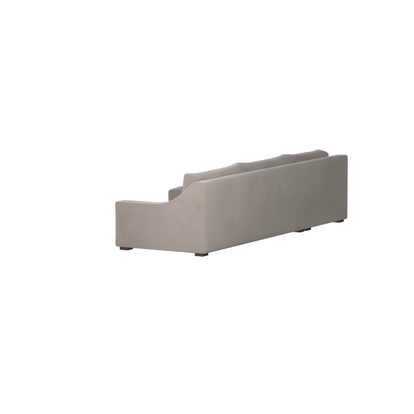 Canapé sectionnel Louis — Disposition d'angle modulaire à profil bas 