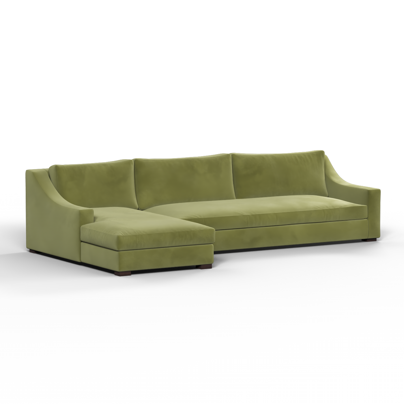 Louis Sectional Sofa — Low-Profile Modular Corner Layout