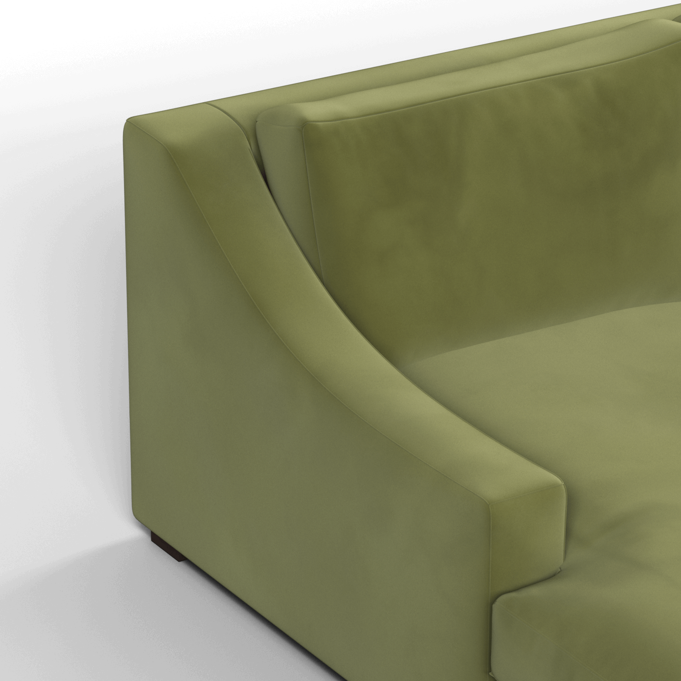 Louis Sectional Sofa — Low-Profile Modular Corner Layout