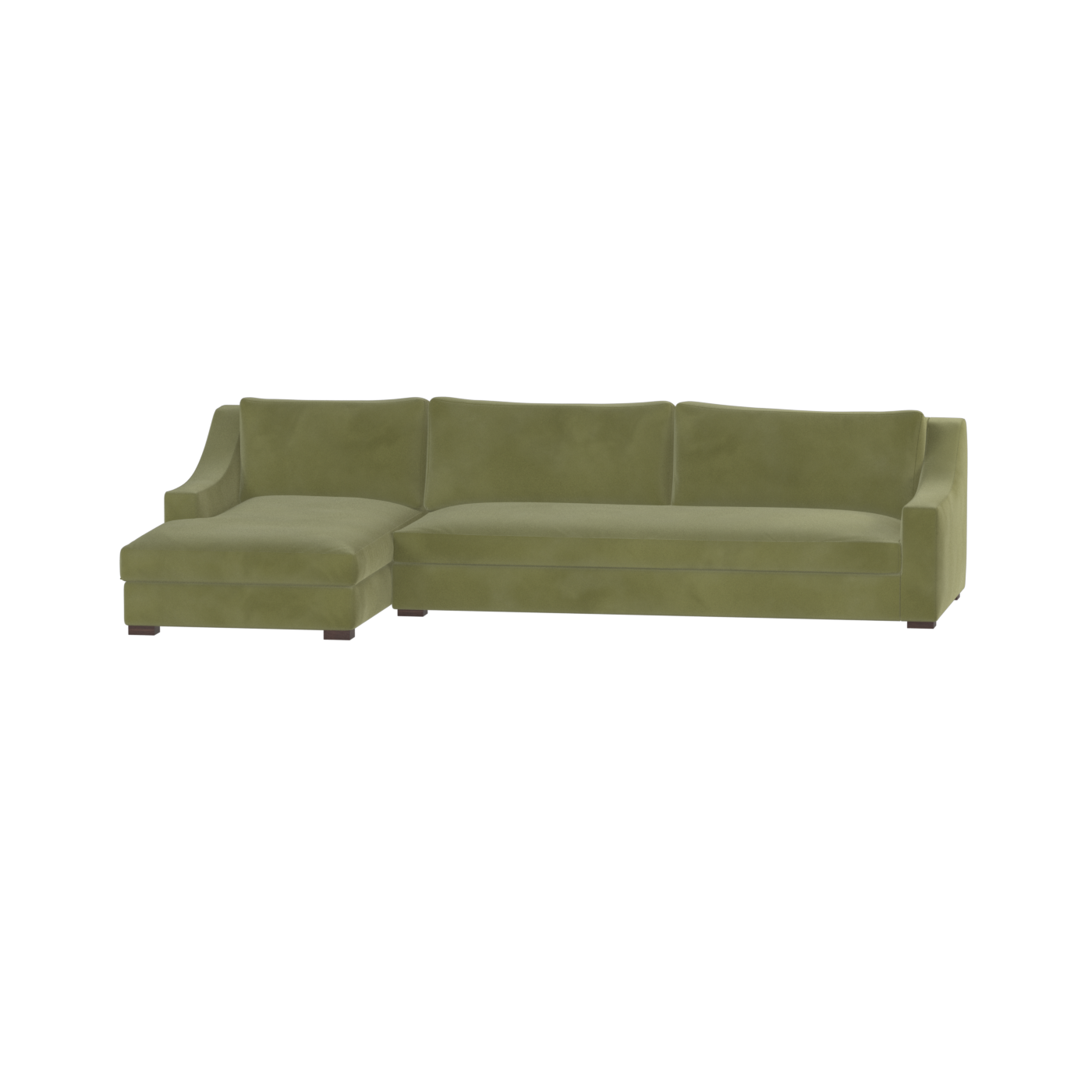 Louis Sectional Sofa — Low-Profile Modular Corner Layout