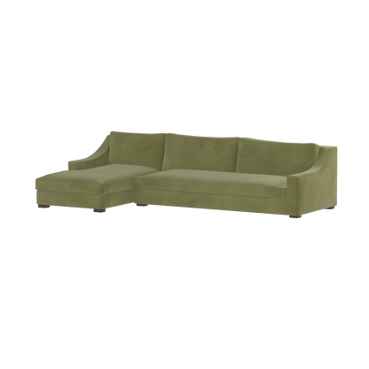 Louis Sectional Sofa — Low-Profile Modular Corner Layout