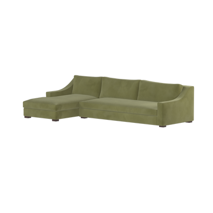 Louis Sectional Sofa — Low-Profile Modular Corner Layout