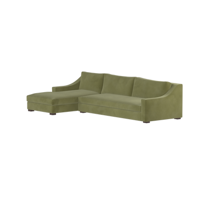 Louis Sectional Sofa — Low-Profile Modular Corner Layout