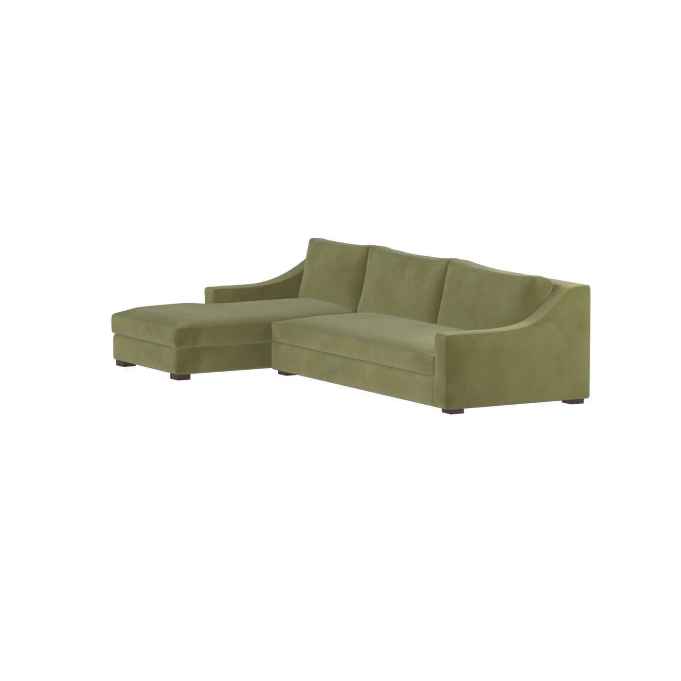 Louis Sectional Sofa — Low-Profile Modular Corner Layout