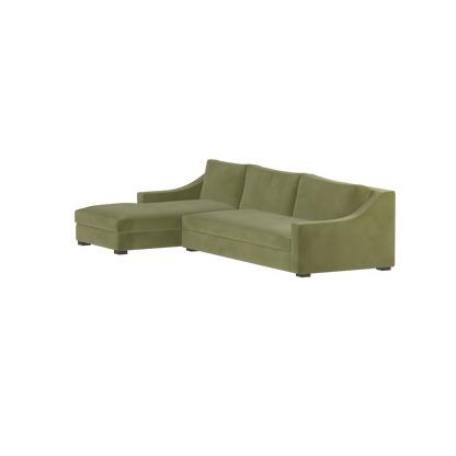 Louis Sectional Sofa — Low-Profile Modular Corner Layout