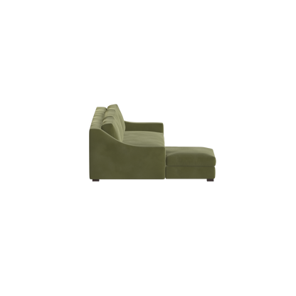 Louis Sectional Sofa — Low-Profile Modular Corner Layout