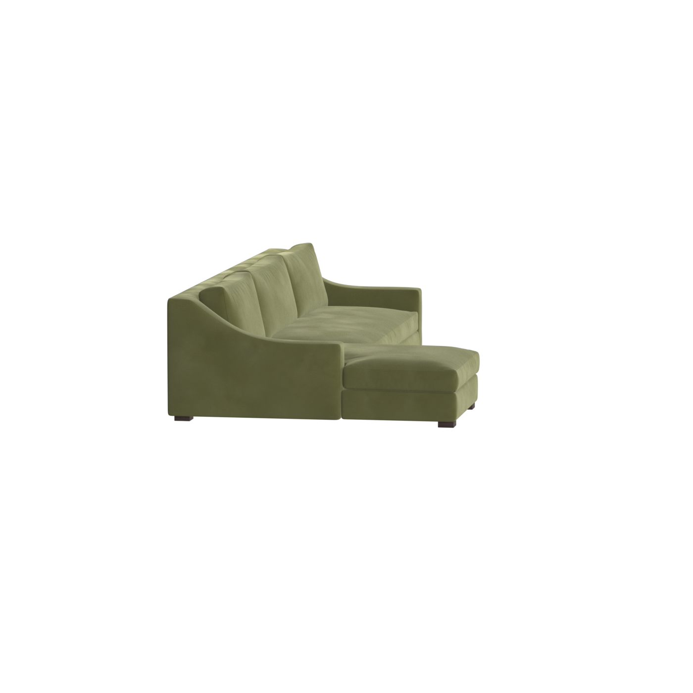 Louis Sectional Sofa — Low-Profile Modular Corner Layout