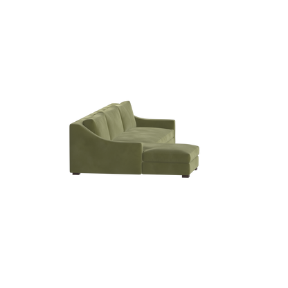 Louis Sectional Sofa — Low-Profile Modular Corner Layout
