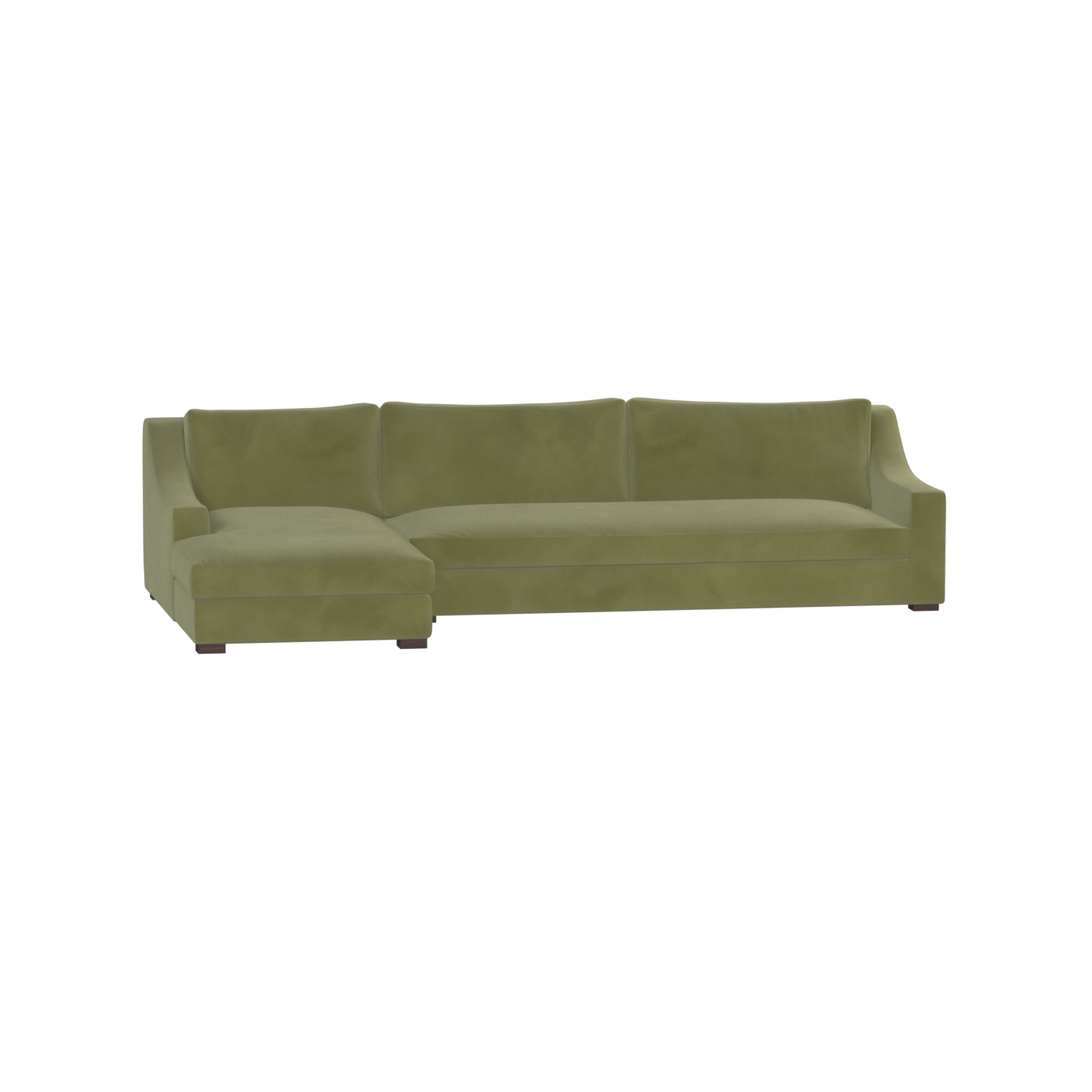 Louis Sectional Sofa — Low-Profile Modular Corner Layout