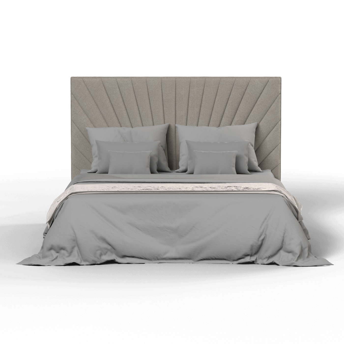 Lucia high headboard bed