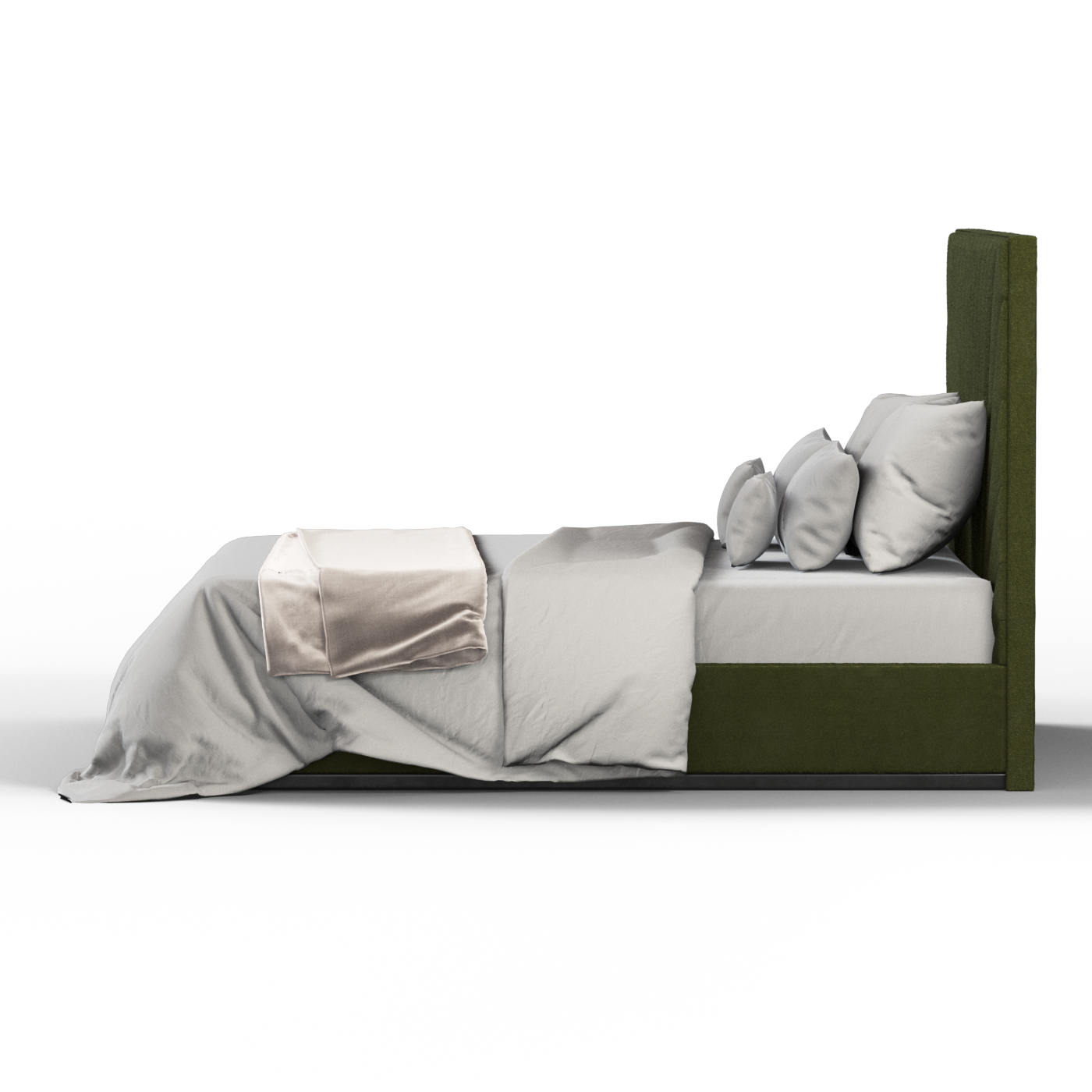 Lucia high headboard bed