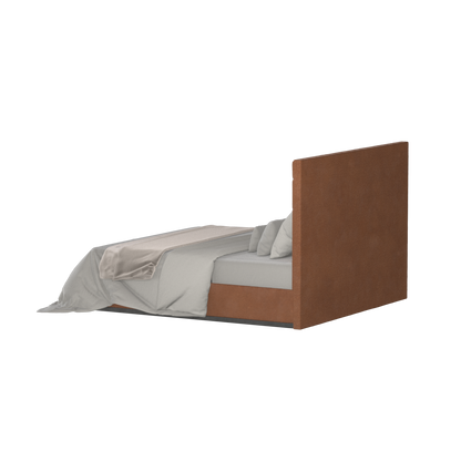 Lucia Bed With High Refined Headboard