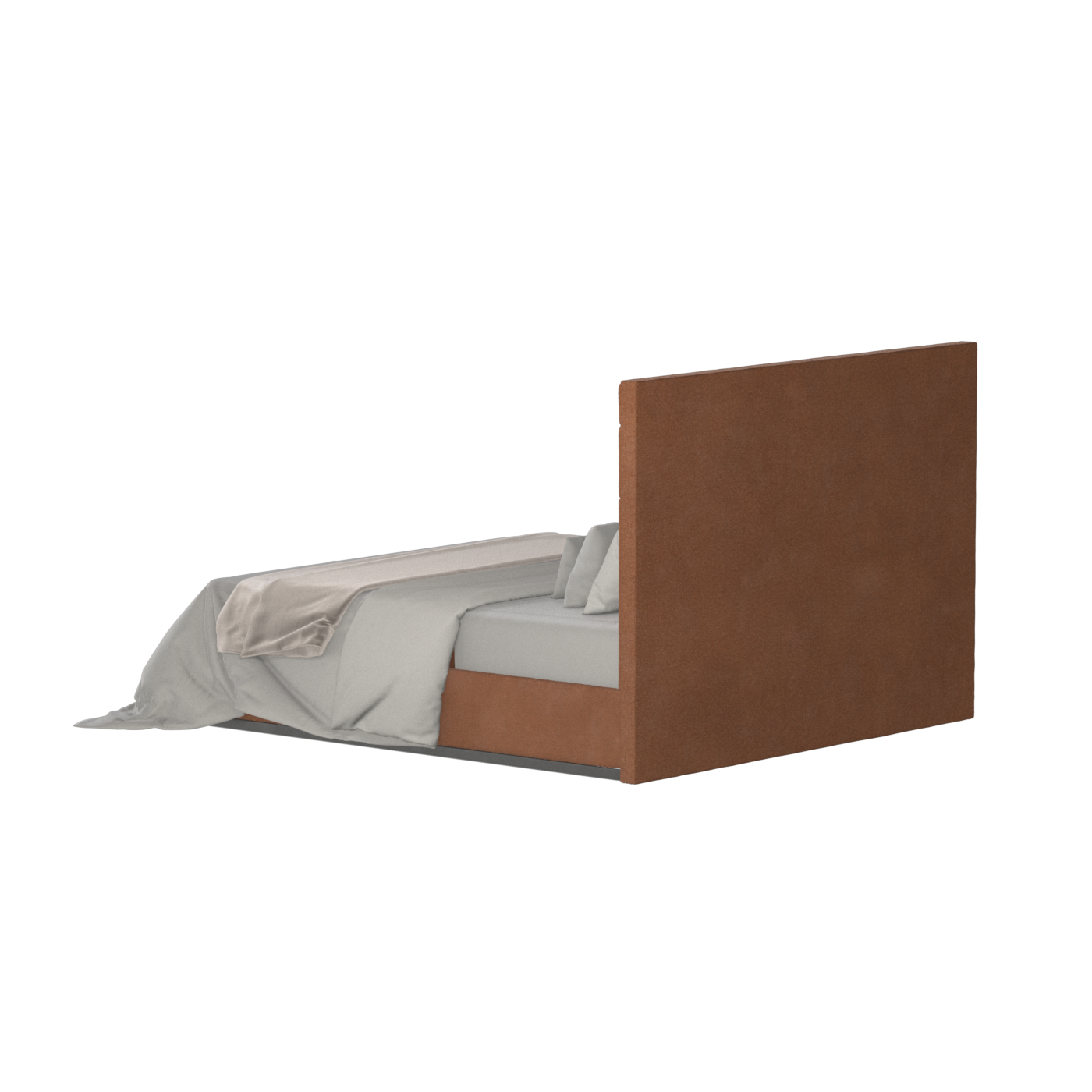 Lucia Bed With High Refined Headboard