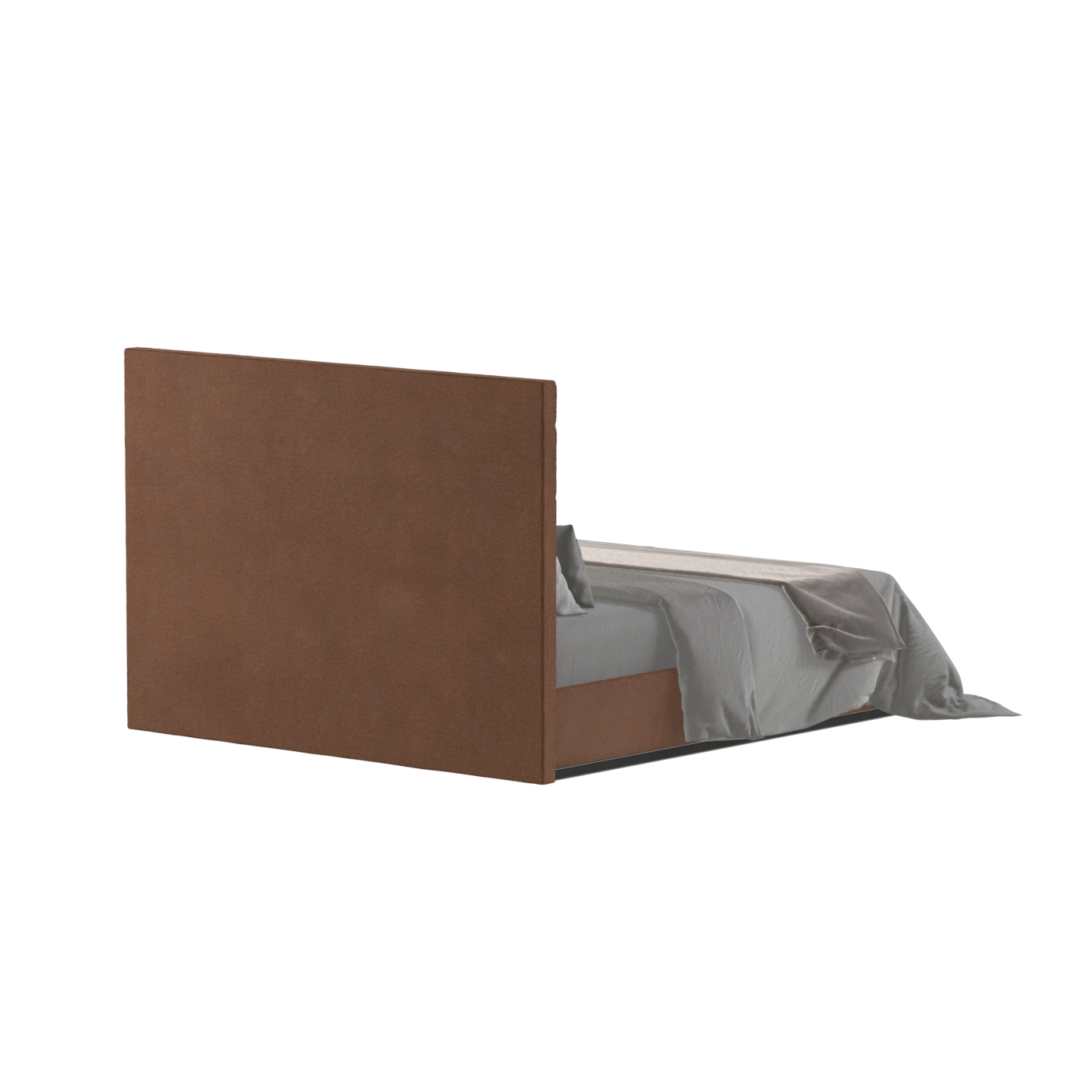 Lucia Bed With High Refined Headboard