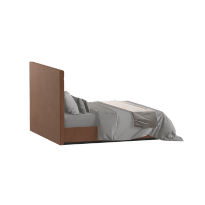 Lucia Bed With High Refined Headboard