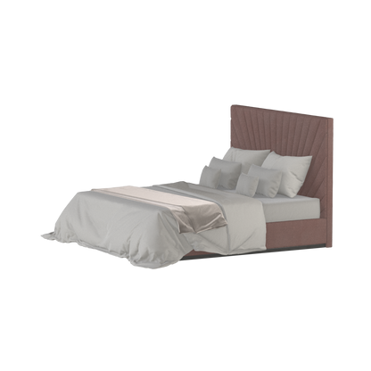 Lucia Bed With High Refined Headboard