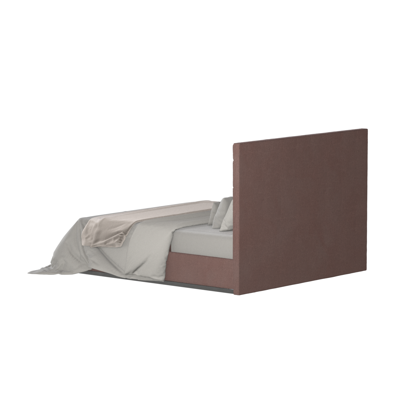Lucia Bed With High Refined Headboard