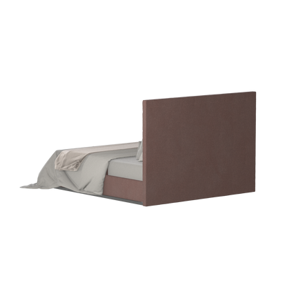 Lucia Bed With High Refined Headboard